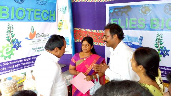 Honorable School Educational Minister Shri. K.A.Sengottaiyan Avl has visited our stall at ICAR KVK MYRADA 