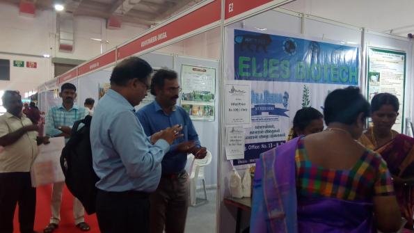 Respected Prof. Dr. S. Uma, Director and Dr. B. Padmanaban, Principal Scientist from ICAR - National Research Centre for Banana have visited our stall at CODISSIA, Coimbatore